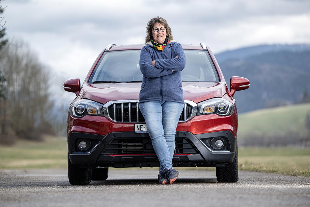 Depuis qu’elle a suivi le cours, Ruth Habegger est davantage confiante au volant de sa voiture